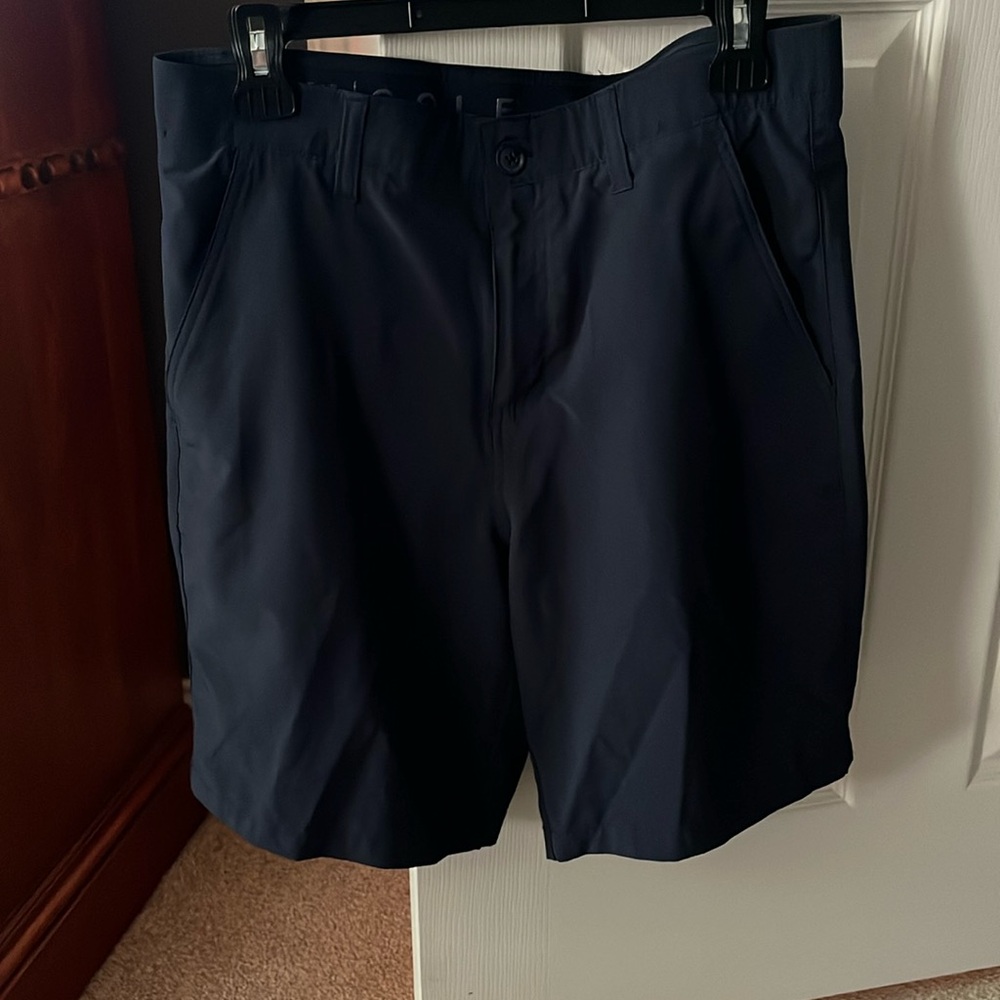 Mens Navy golf shorts